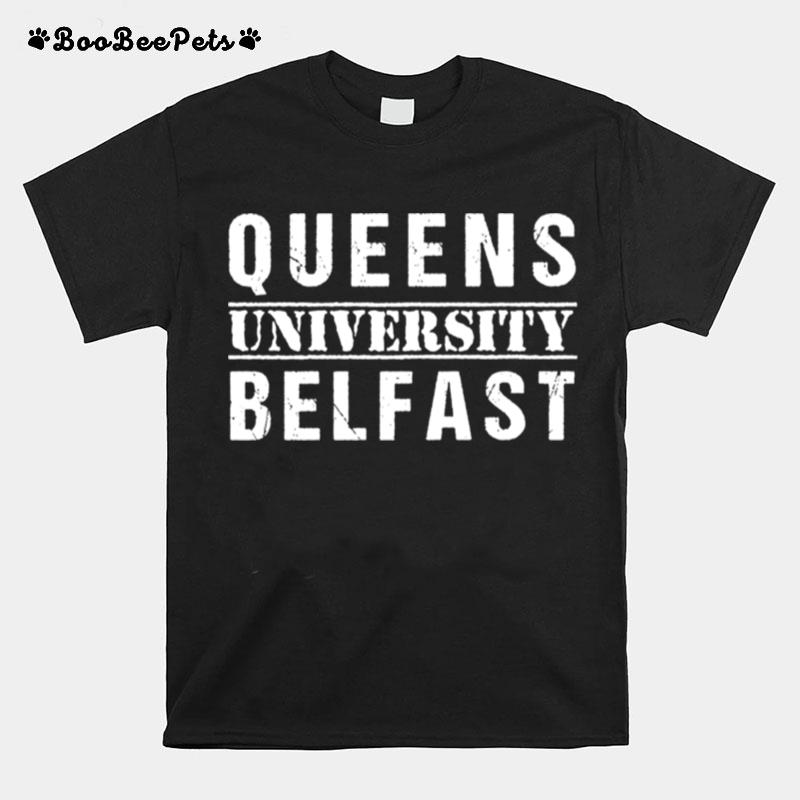 Queens University Belfast Words T-Shirt