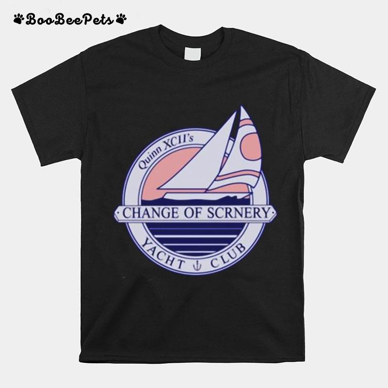 Quinn Xcii Merch Change Of Scrnery Cosii Yacht Club T-Shirt
