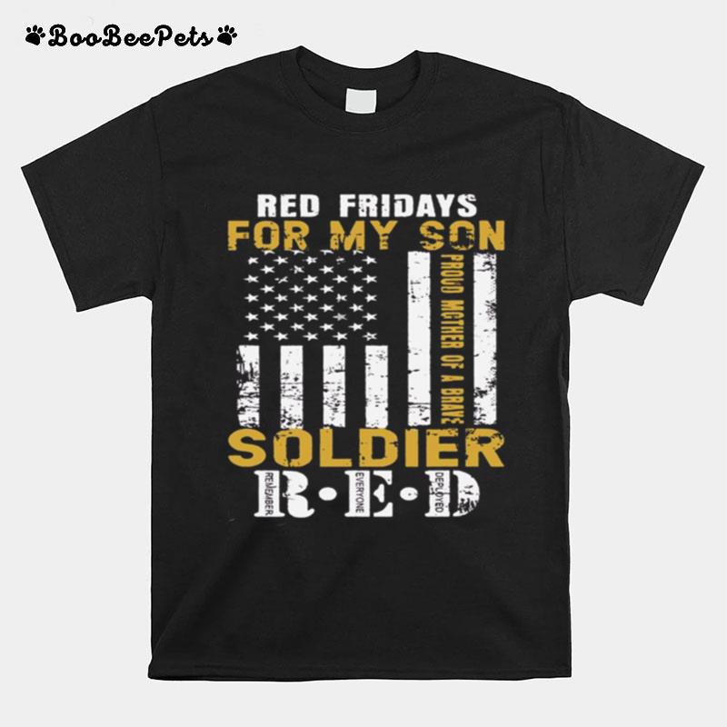 R.E.D Fridays For My Son T-Shirt