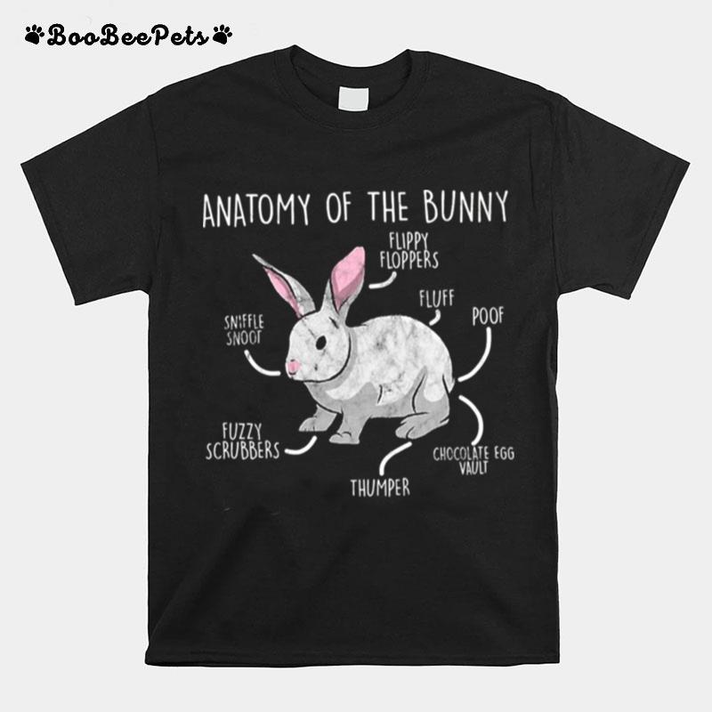 Rabbit Anatomy Bunny Animal Pet Owner T-Shirt