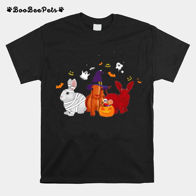 Rabbit Pumpkin Halloween T-Shirt