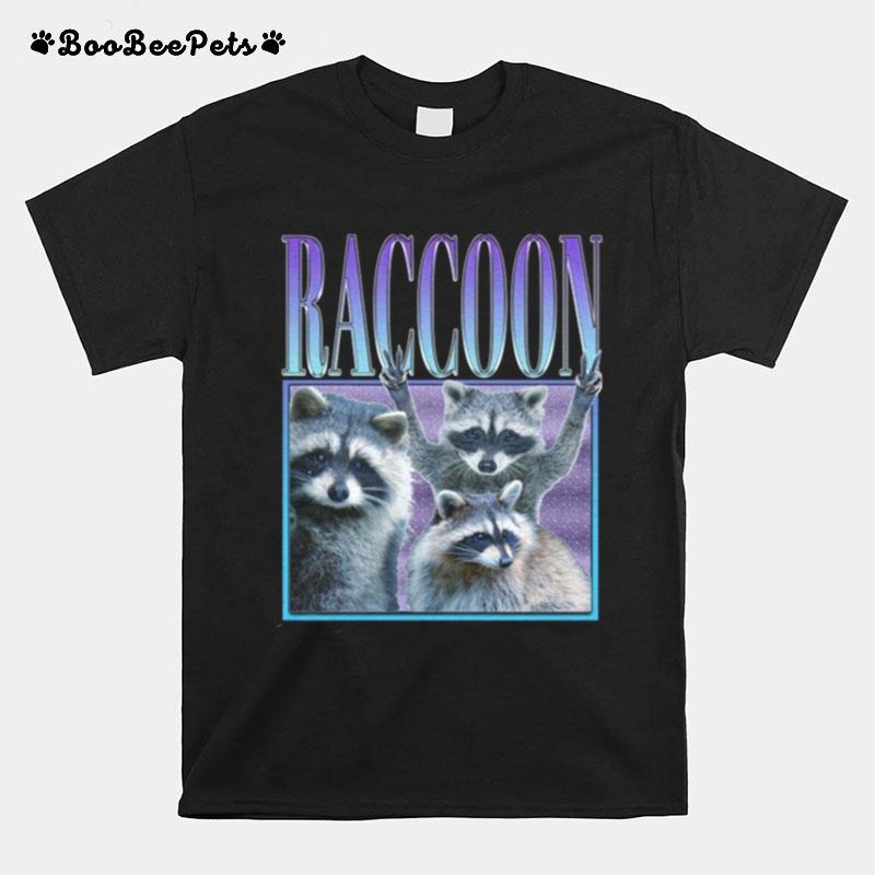 Raccoon Hip Hop Style 90S T-Shirt