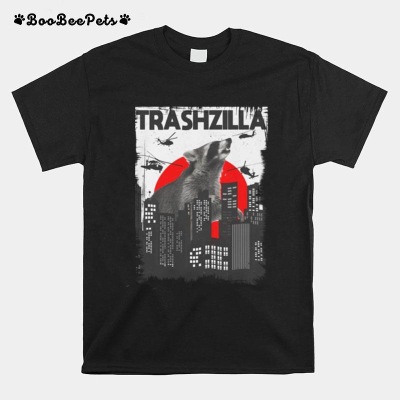 Racoon Opossum Trashzilla Racoon T-Shirt