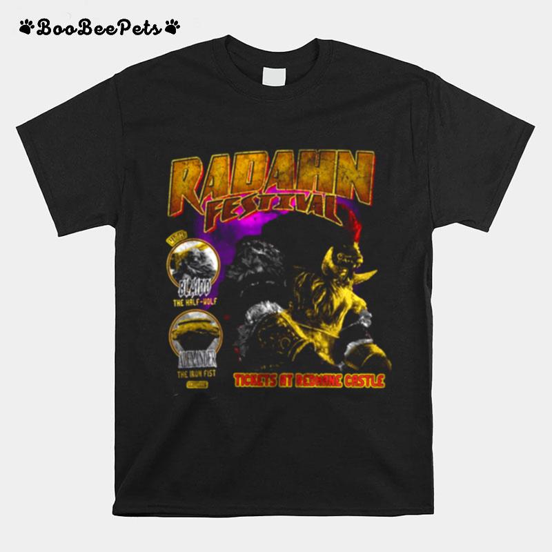 Radahn Festival Elden Ring With Blaidd Alexander Vintage T-Shirt