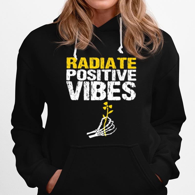 Radiate Positive Vibes Skull Hoodie