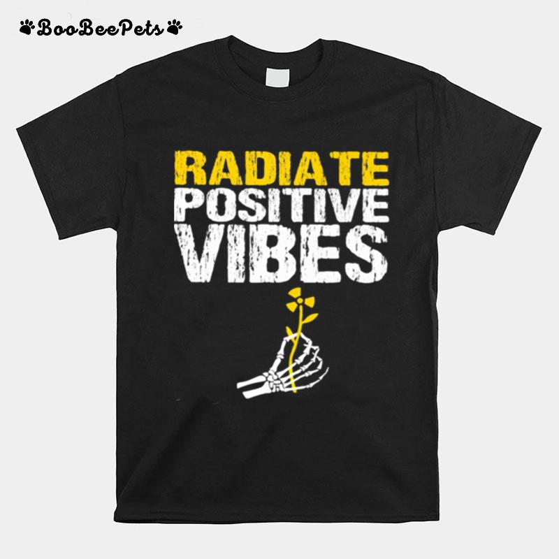 Radiate Positive Vibes Skull T-Shirt
