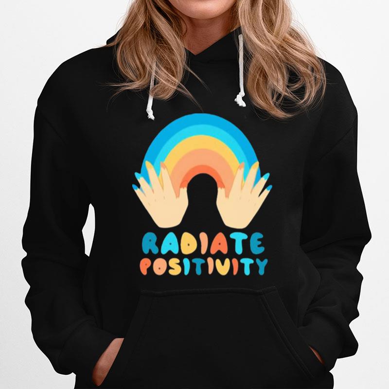 Radiate Positivity Rainbow Hoodie