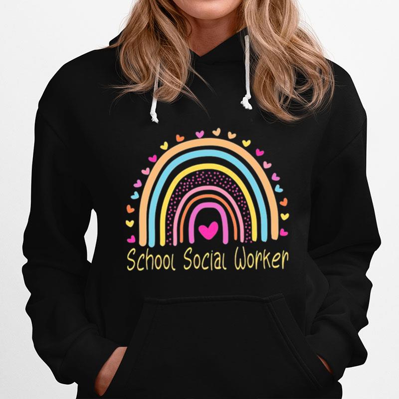 Rainbow School Social Worker Hoodie