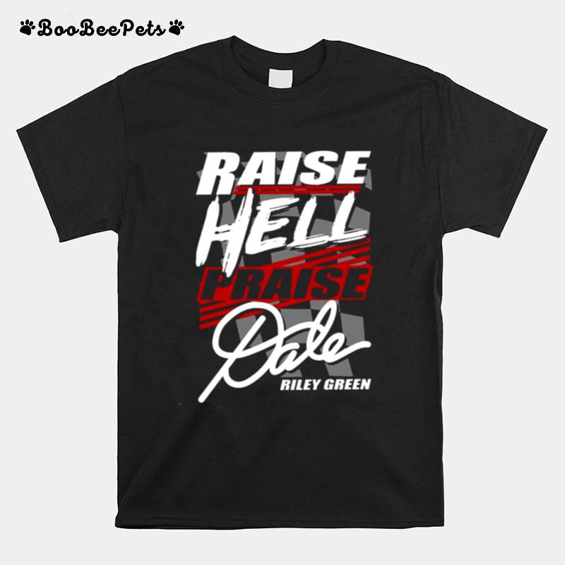 Raise Hell Praise Dale Chiffon Top Riley Green T-Shirt