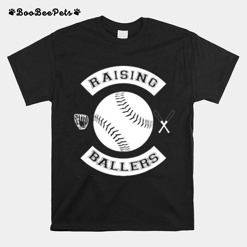 Raising Ballers Baseball Softball T-Shirt