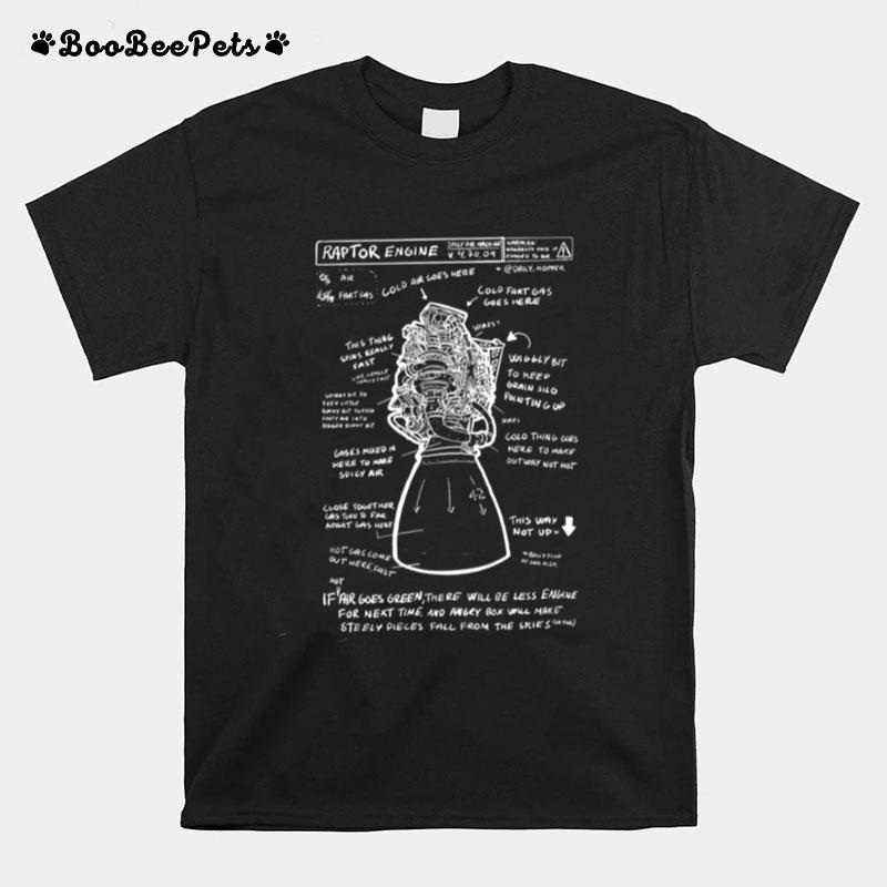 Raptor Schematics Spicy Air Machine T-Shirt