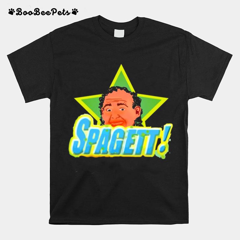 Raw Digital Illustration Of Spagett T-Shirt