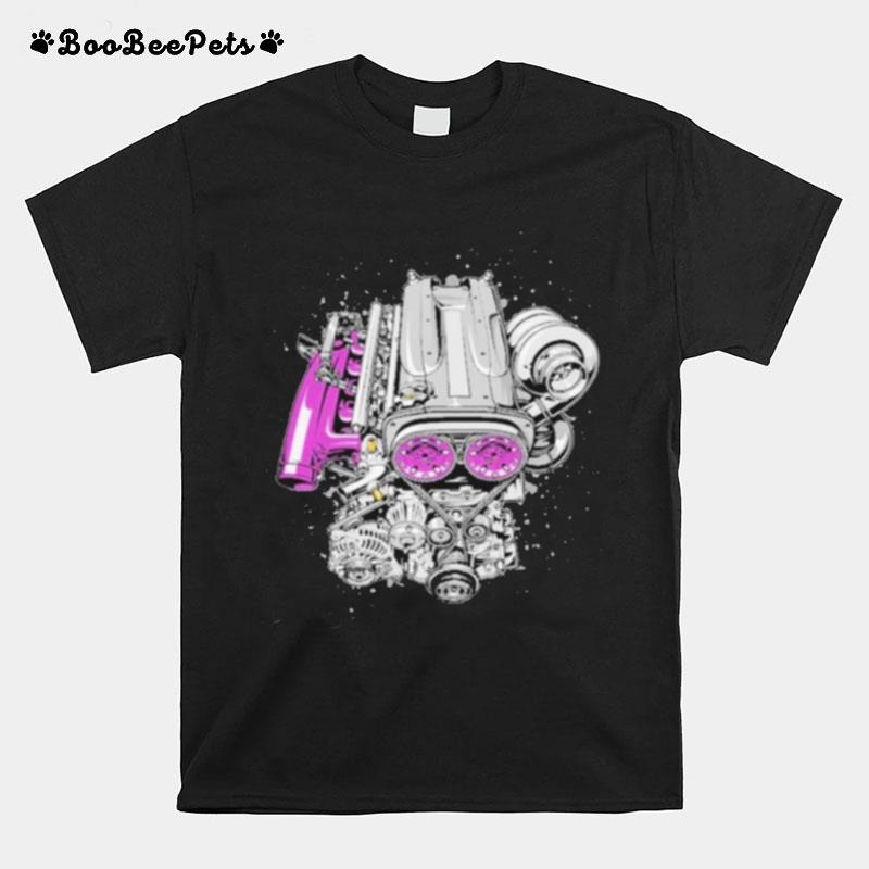 Rb26 Single Turbo Engine T-Shirt