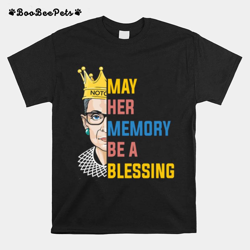 Rbg May Her Memory Be A Blessing T-Shirt