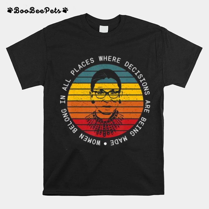 Rbg Ruth Bader Ginsberg Fight For The Things You Care About T-Shirt
