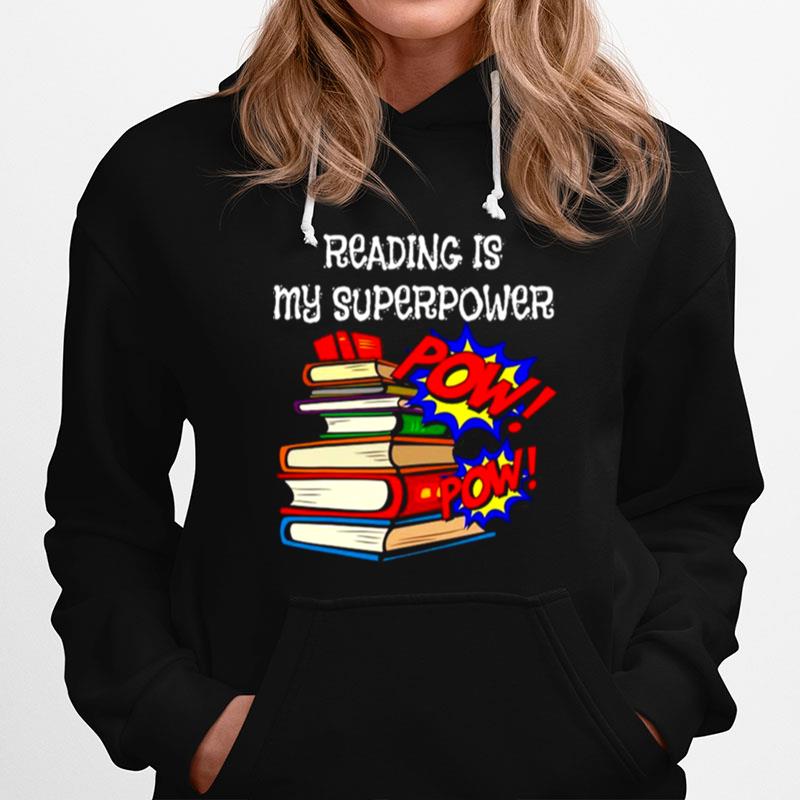 Reading Is My Super Power Superhero Best English Teacher Hoodie