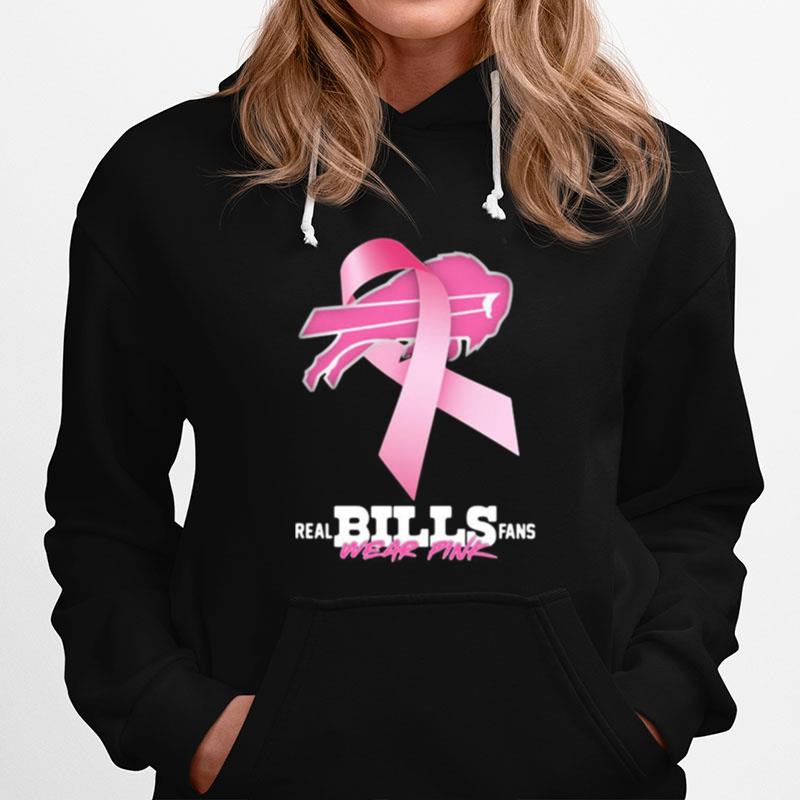 Real Bills Fans Wear Pink Cancer Awareness Hoodie