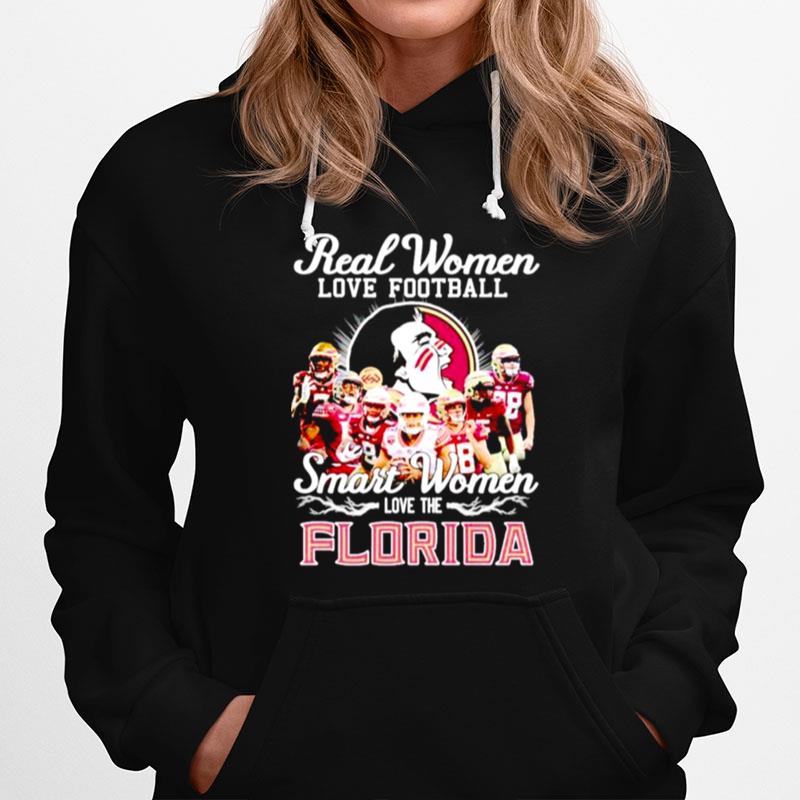 Real Women Love Football Smart Women Love The Florida 2022 Hoodie