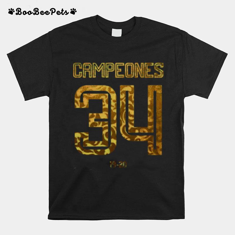 Realmadrid Campeones 34 Camo T-Shirt