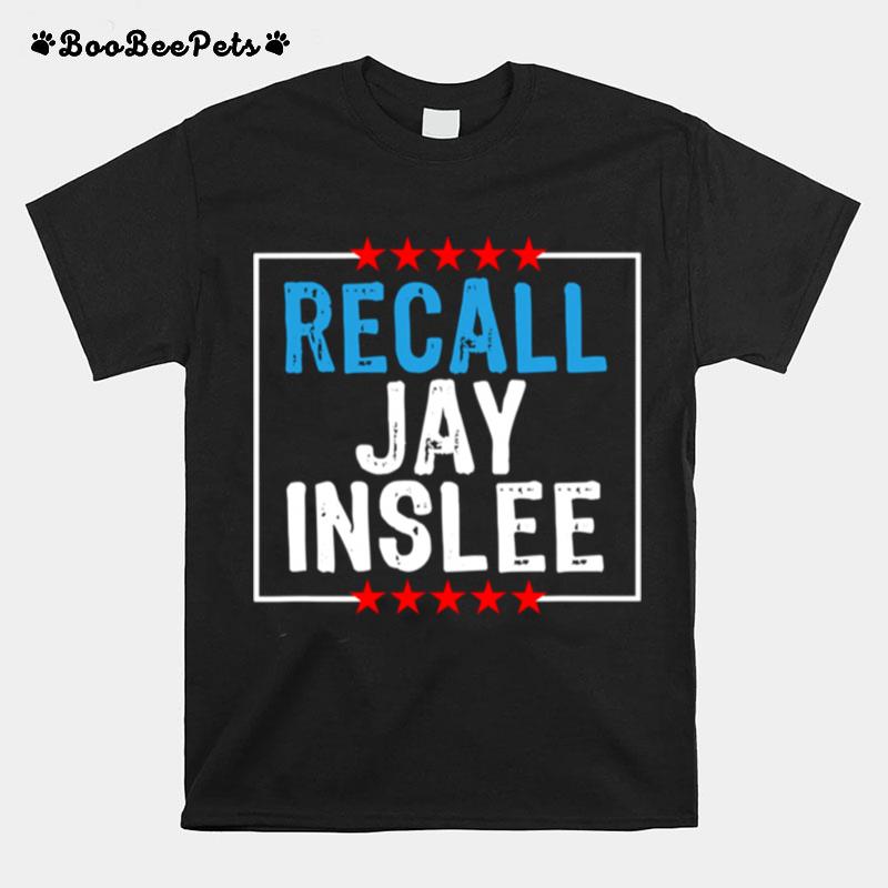 Recall Jay Inslee Stars Election T-Shirt