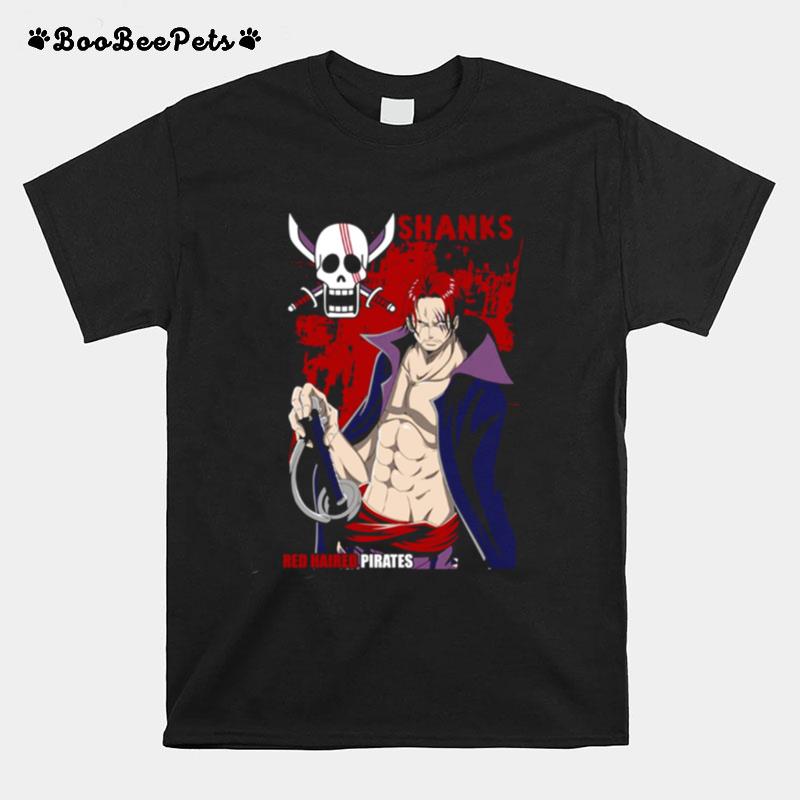 Red Haired Pirate Shanks One Piece T-Shirt