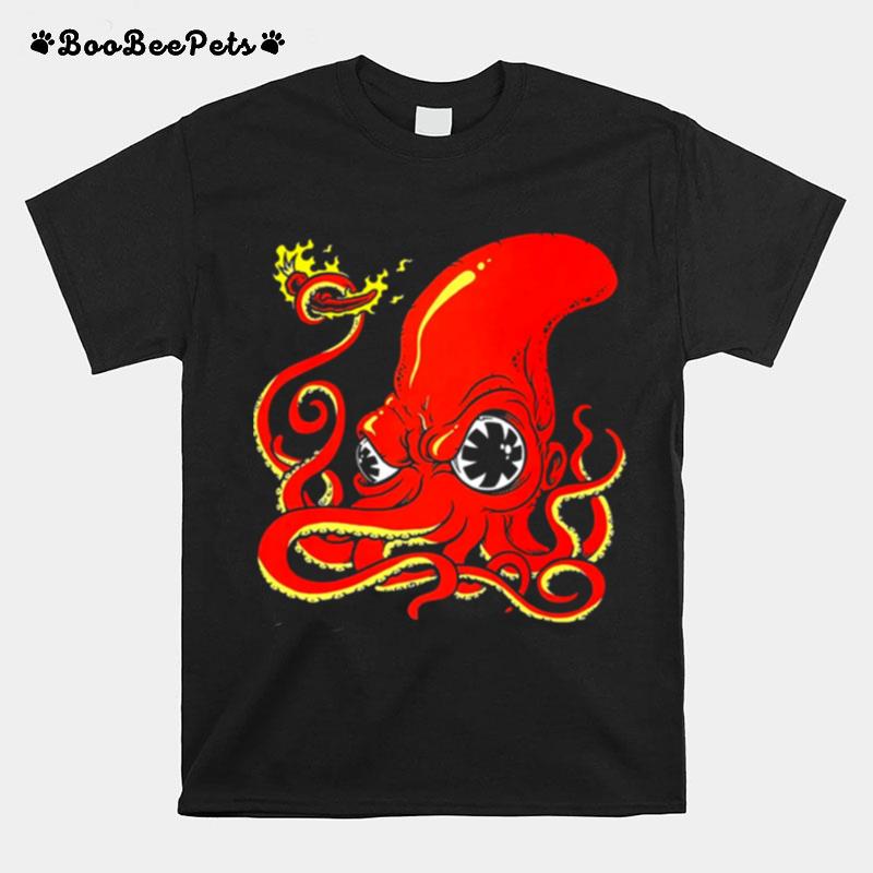 Red Hot Octopus Band Red Hot Chili Peppers Eyes T-Shirt