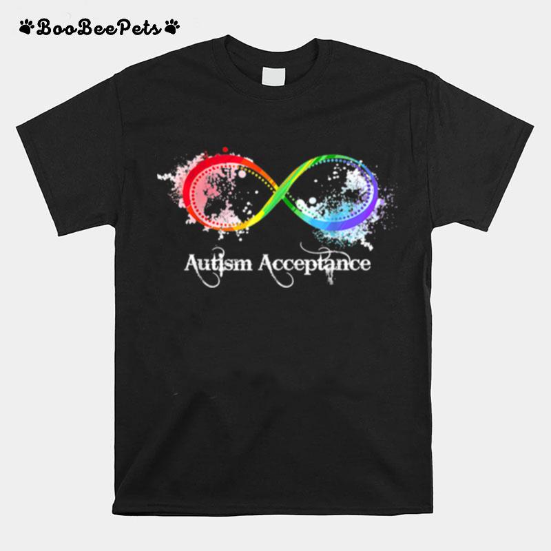 Red Instead Autism Autismacceptance T-Shirt