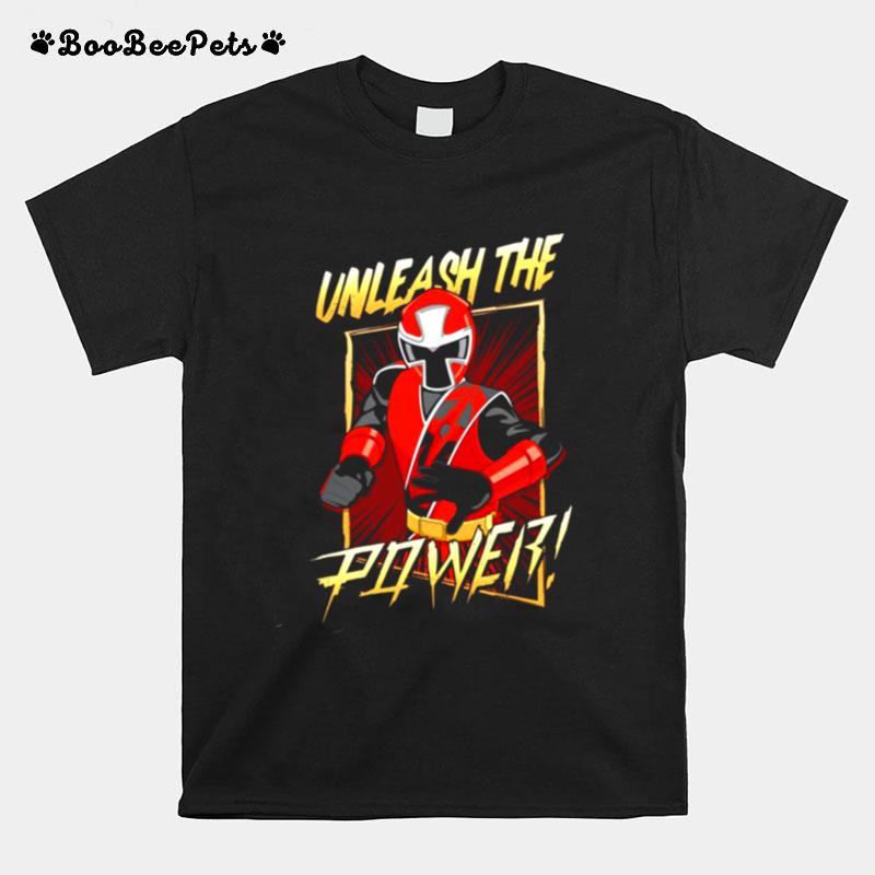 Red Ranger Unleashed The Power T-Shirt