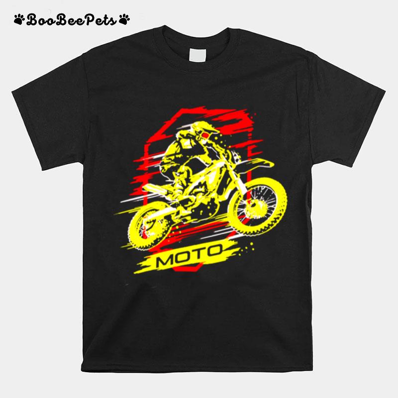 Redyellow Sticker. Red Yellow Sticker. Motocross And Supercross Champion T-Shirt