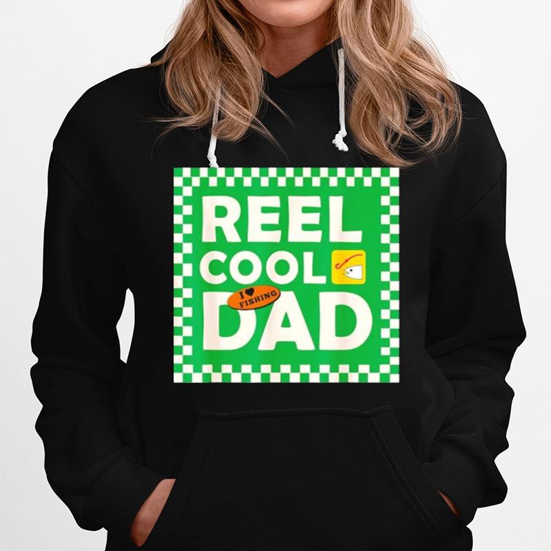 Reel Cool Dad Angler Fishing Hoodie