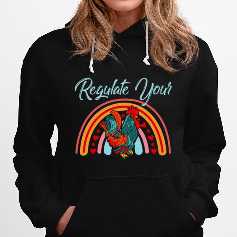 Regulate Your Cock Chicken Vintage Hoodie