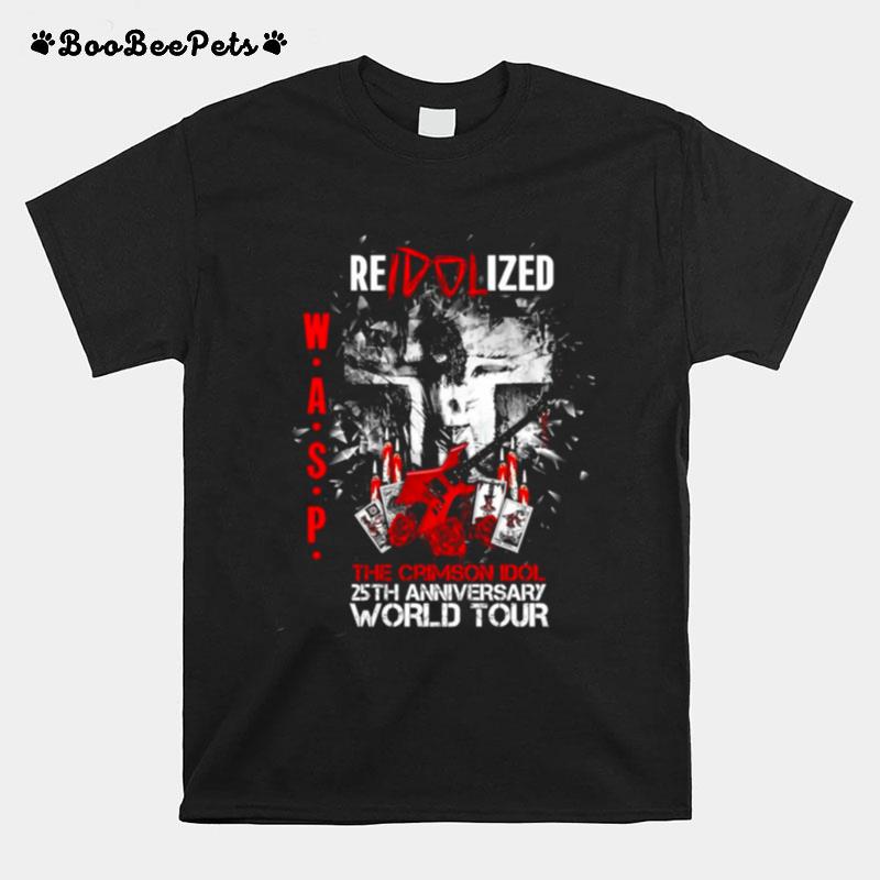 Reidolized The Crimson Idol 25Th Anniversary World Tour Wasp Band T-Shirt