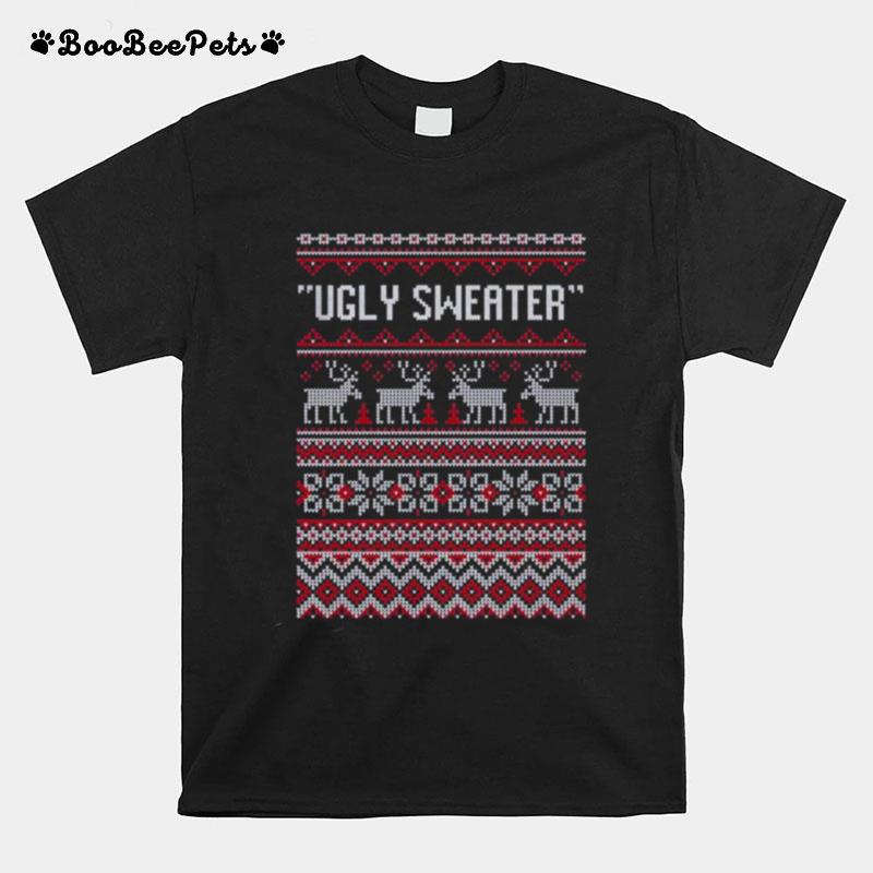 Reindeer 2022 Merry Ugly Christmas T-Shirt