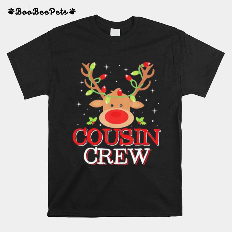 Reindeer Light Cousin Crew Christmas T-Shirt