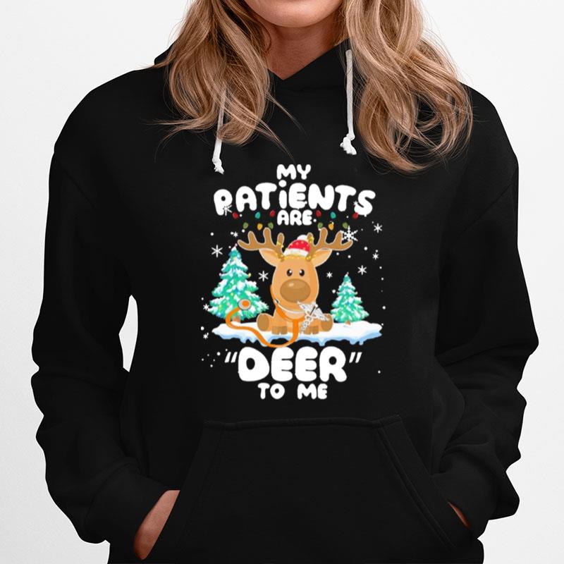 Reindeer My Patients Are Beer To Me Christmas Sweater Hoodie