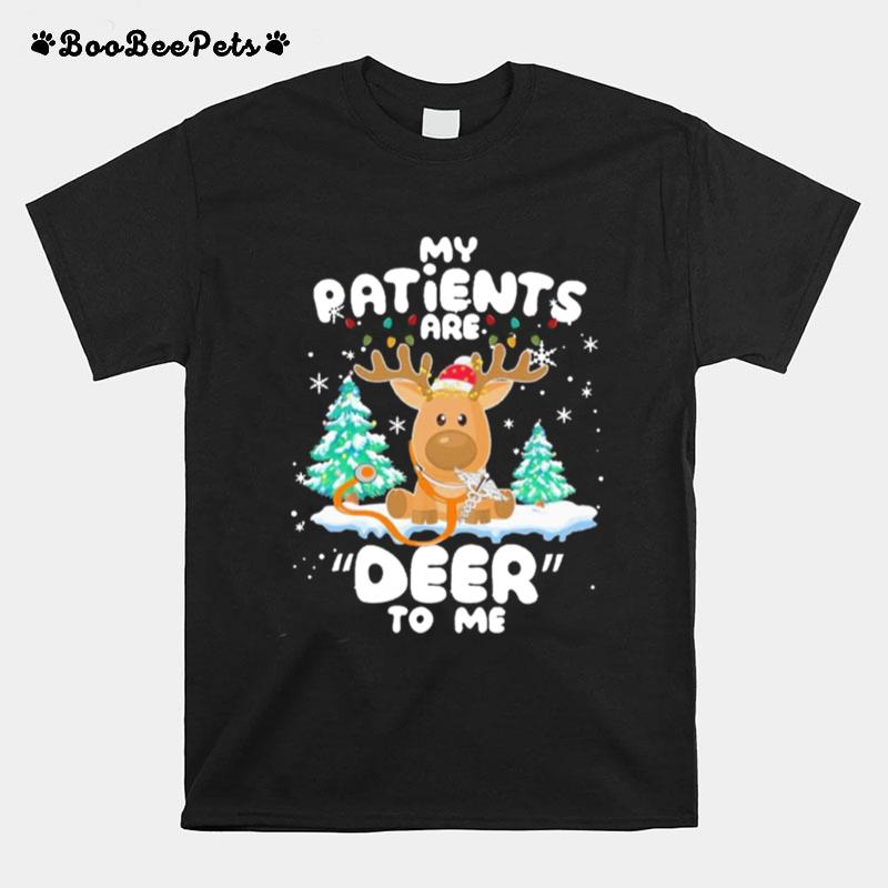 Reindeer My Patients Are Beer To Me Christmas Sweater T-Shirt
