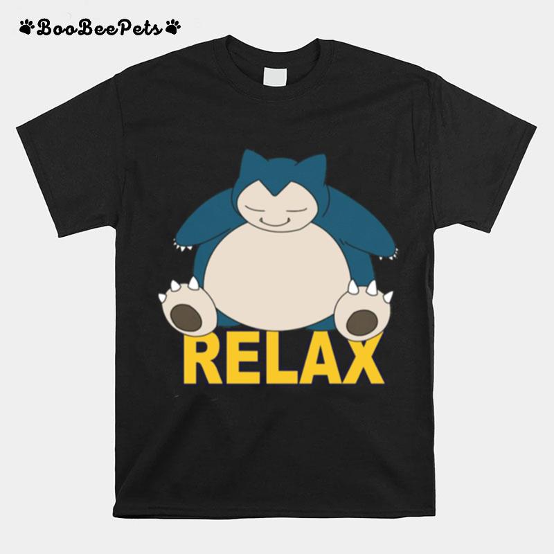 Relax Snorlax Pokemon T-Shirt