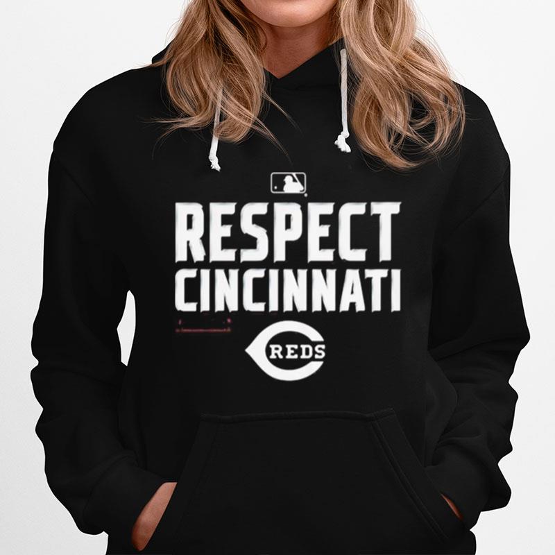 Respect Cincinnati Reds Baseball Hoodie