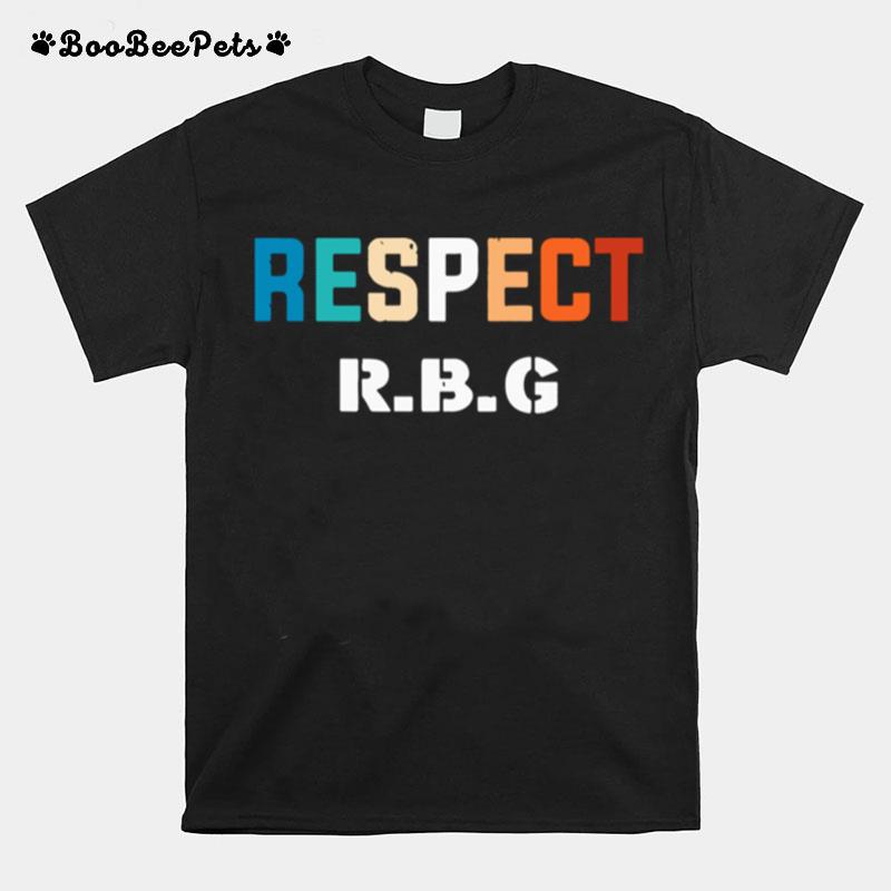 Respect Rbg Ruth Bader Ginsburg T-Shirt