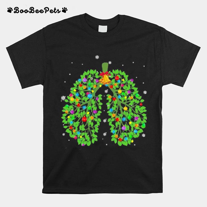 Respiratory Therapy Lung Christmas T-Shirt