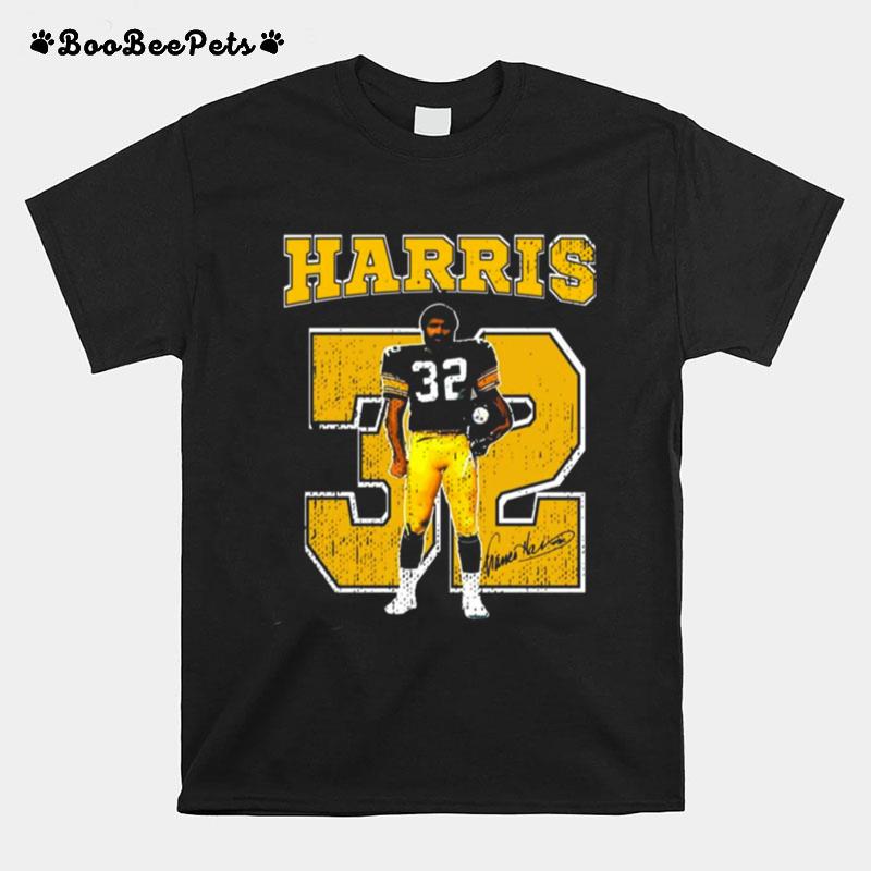 Rest In Peace No 32 Franco Harris Goat And Signature 2022 T-Shirt