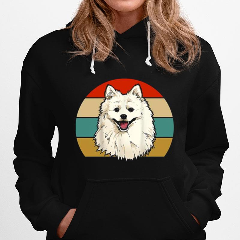 Retro American Eskimo Dog Hoodie