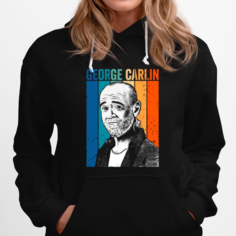 Retro Art Comedy Legend George Carlin Hoodie