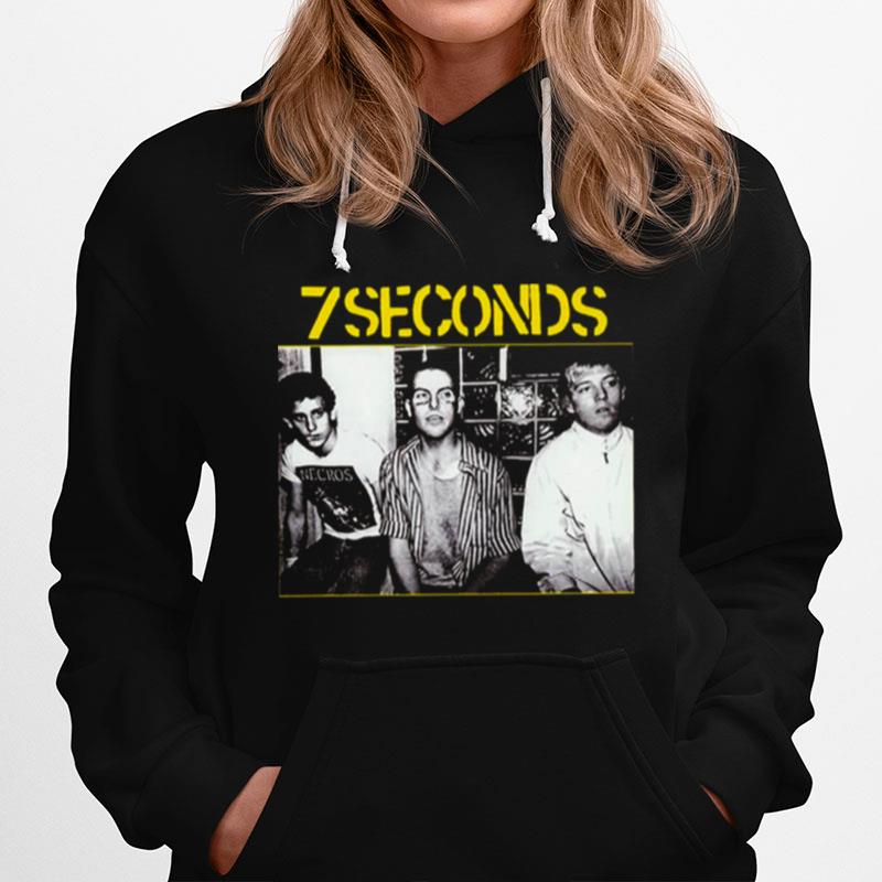 Retro Black And White Art All Members 7 Seconds Hoodie