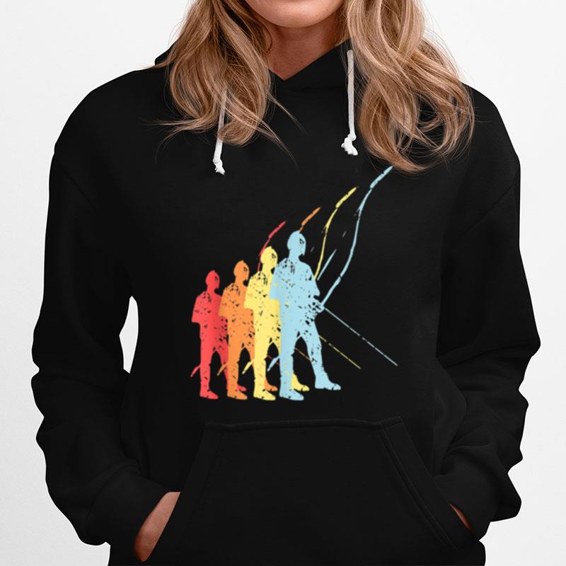 Retro Bowhunter Girl Archery Girl Hoodie