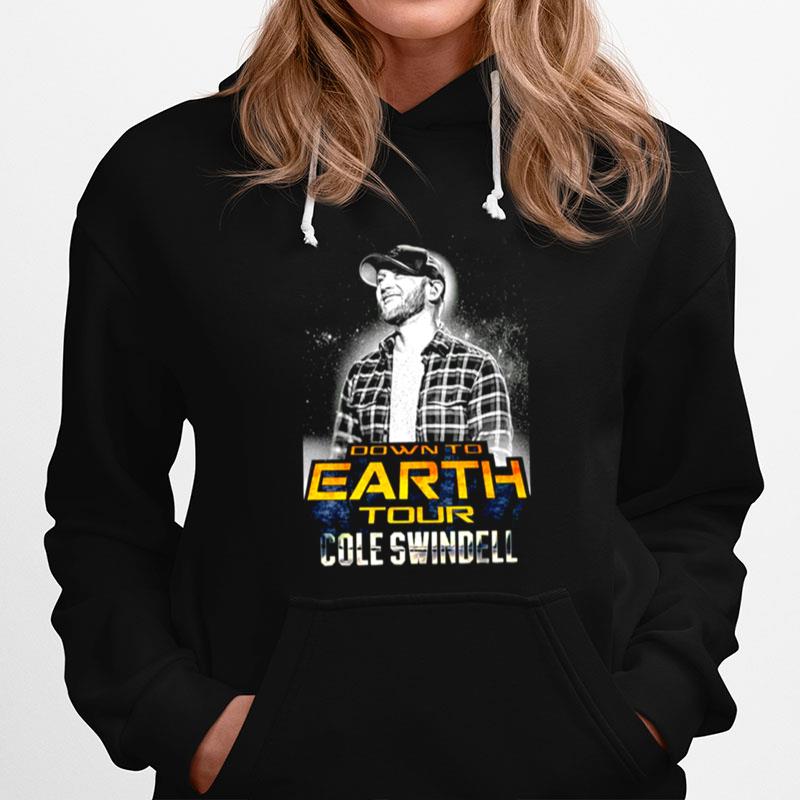 Retro Design Down To Earth Cole Swindell Hoodie