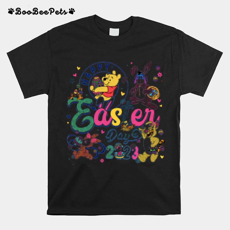 Retro Disney Easter Winnie The Pooh T-Shirt