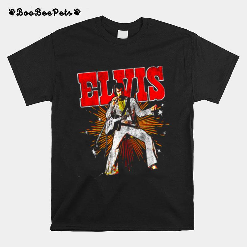 Retro Elvis Presley From Elvis In Memphis 70S Vintage The King Of Rock And Roll T-Shirt