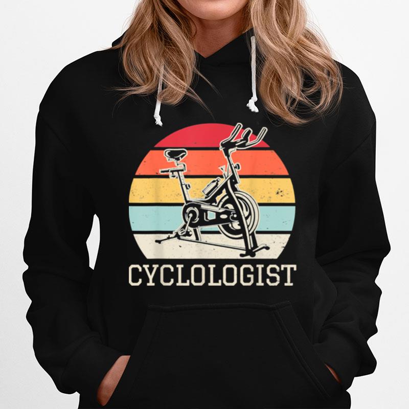 Retro Fitness Bike Home Gym Cardio Glider I Cyclologist Hoodie