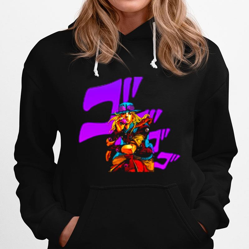 Retro Gyro Zeppeli Jojos Bizarre Adventure Manga Anime Hoodie